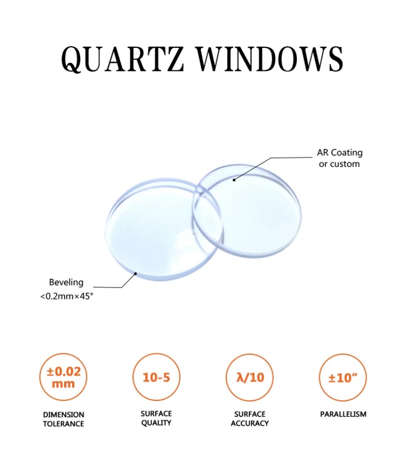 Caf2 Window IR Calcium Fluoride Window